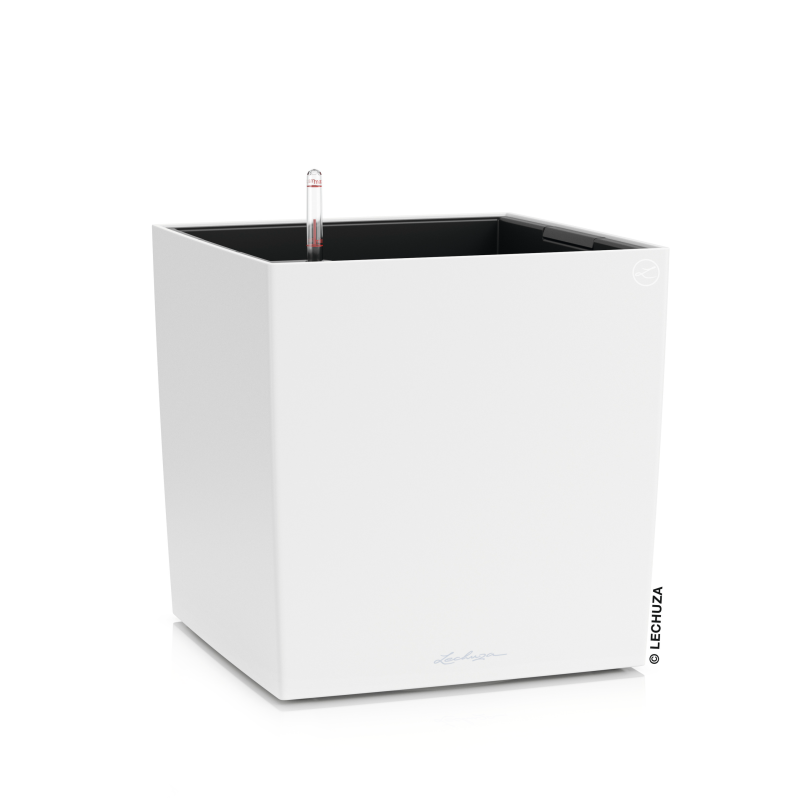 Donica Lechuza Cube Color 40 biała