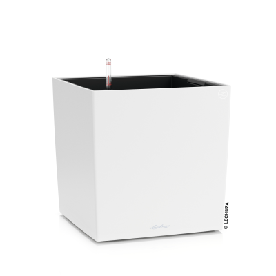 Donica Lechuza Cube Color 40 biała