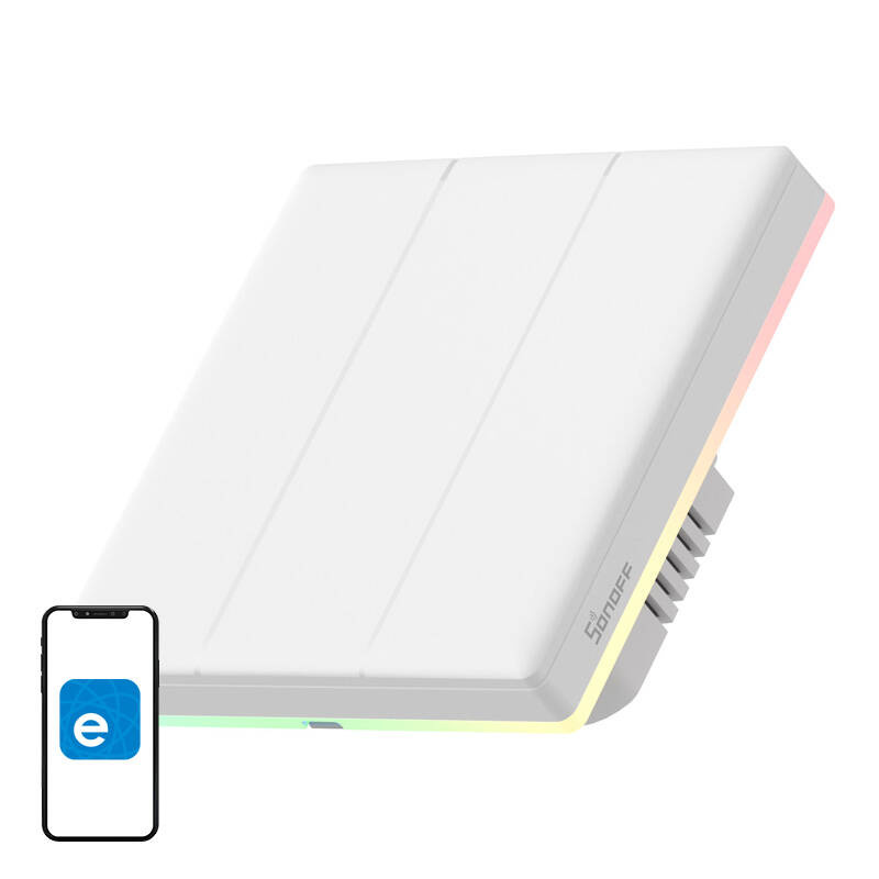 Włącznik światła SONOFF TX T5 3C Wi-Fi 3-kanałowy