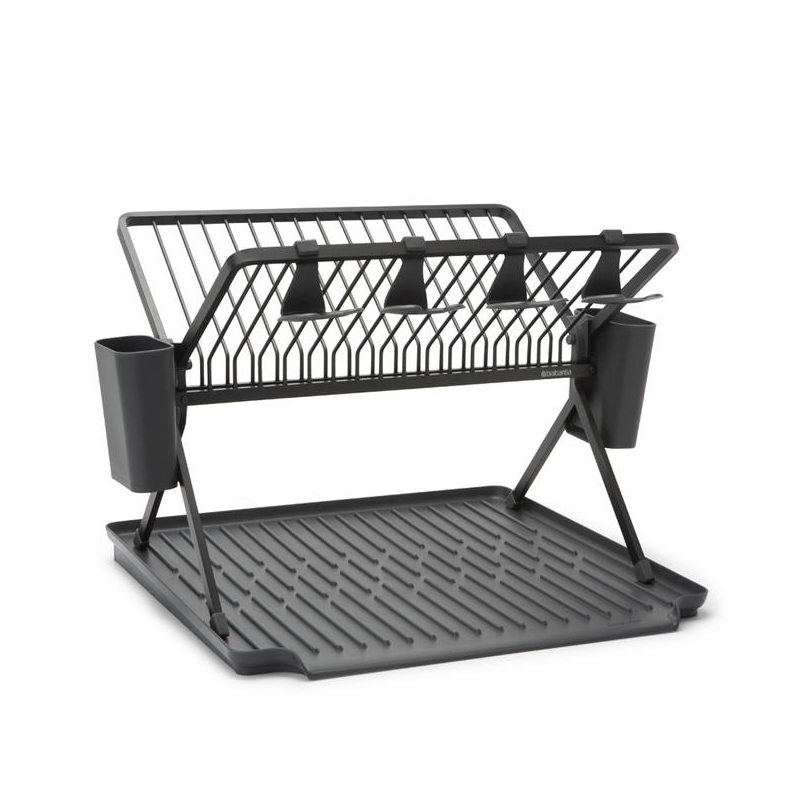 Ociekacz do naczyń składany Brabantia SinkSide Large Dark Grey