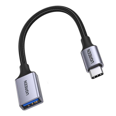 Adapter UGREEN USB-A-USB-C USB 3.0 OTG (czarny)