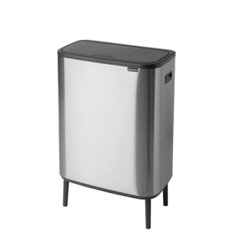Kosz Brabantia Bo Touch Bin 2x30l stalowy mat - 2