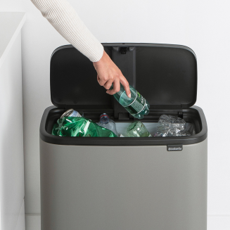 Kosz Brabantia Bo Touch Bin 2x30l stalowy mat - 6