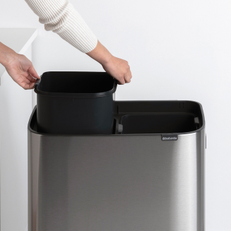 Kosz Brabantia Bo Touch Bin 2x30l stalowy mat - 8
