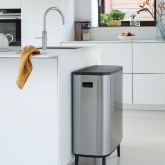 Kosz Brabantia Bo Touch Bin 2x30l stalowy mat - 10