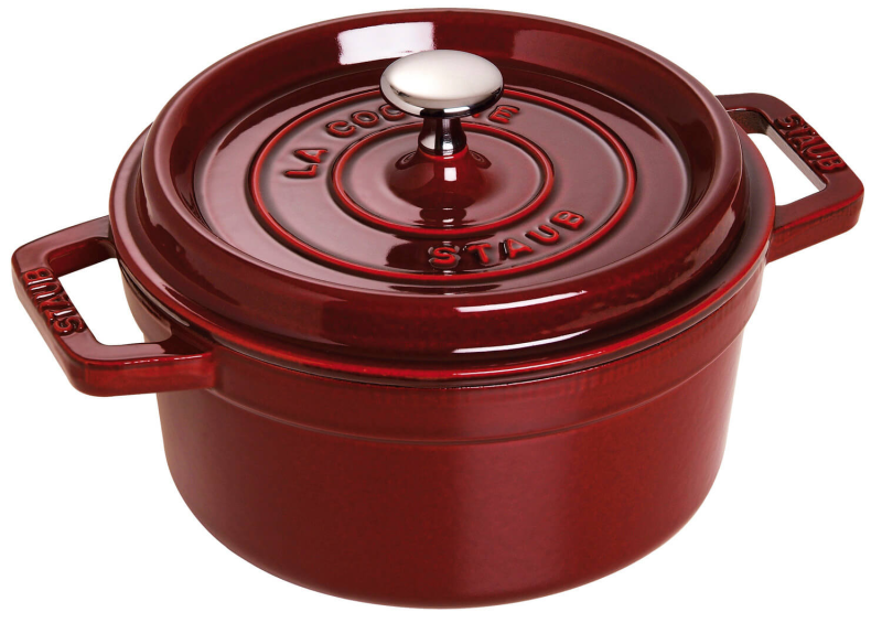 Garnek żeliwny okrągły Staub - 6.7 ltr, Grenadynowy | JESIENNA PROMOCJA
