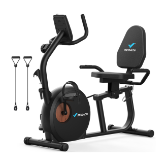 Rower treningowy poziomy MERACH MR-S23B1-EU (czarny) - 2