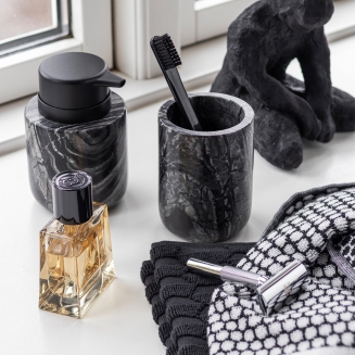Kubek łazienkowy Mette Ditmer Denmark Marble Black - 2