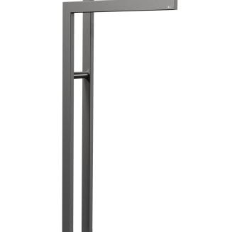  Zack Linea Graphite Towel Rack - 2