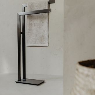  Zack Linea Graphite Towel Rack - 4