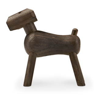 Figurka drewniana Kay Bojesen Dog Tim smoked oak - 4