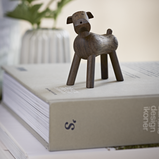 Figurka drewniana Kay Bojesen Dog Tim smoked oak - 5