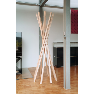  Keilbach Marilyn oak standing clothes rack - 9