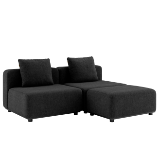  SACKit Cobana Lounge Sofa 2 Seater Black - 9