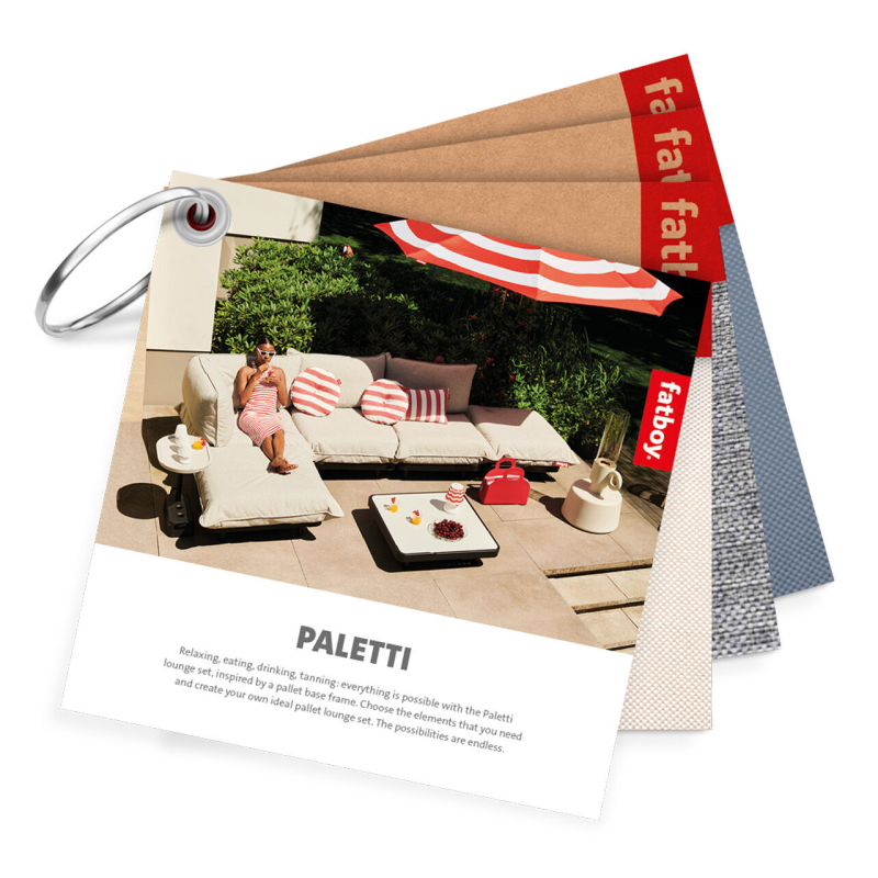 Próbnik tkanin do mebli ogrodowych Fatboy Paletti