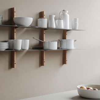  Set of 2 Eva Solo Smile Grey shelves 80x30 cm - 2