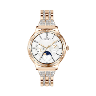 Smartwatch Damski VELTORI VT350-1 Bransoleta Różowe Złoto - 8
