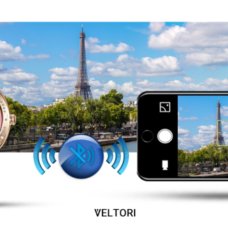 Smartwatch Damski VELTORI VT350-1 Bransoleta Różowe Złoto - 24