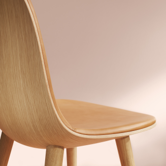 Krzesło Eva Solo Yuuga nature oak & cognac leather - 4