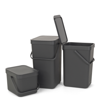 Kosz do segregowania Brabantia Sort&Go 6l szary - 6