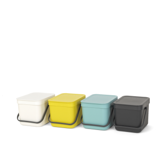 Kosz do segregowania Brabantia Sort&Go 6l szary - 4