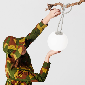 Lampa ogrodowa Fatboy Bolleke Light Grey - 8
