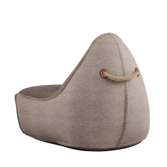 Pufa SACKit Canvas Lounge Chair combi brown/sand - 2