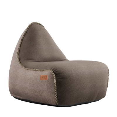 Pufa SACKit Canvas Lounge Chair combi brown/sand