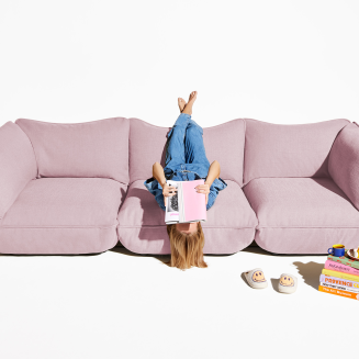 Pokrycie na fotel Fatboy Sumo Seat Bubble Pink - 7