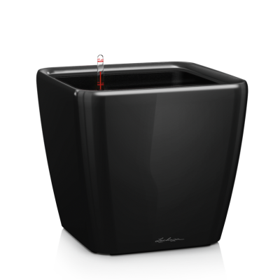 Donica Lechuza Quadro Premium LS 21 | 28 | 35 | 43 | 50 czarny połysk