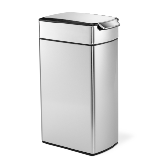  Simplehuman Touch-Bar Slim basket, steel FPP, 40l - 2