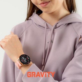 Smartwatch Gravity Różowe Złoto Pasek + Bransoleta GT11-5 - 2