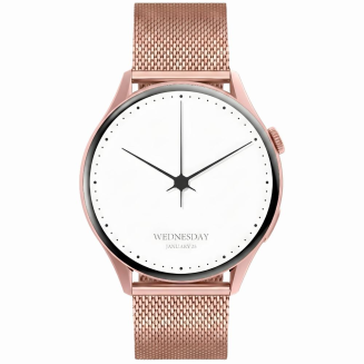 Smartwatch Gravity Różowe Złoto Pasek + Bransoleta GT11-5 - 6
