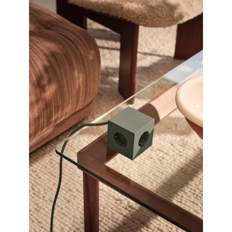 Listwa zasilająca Avolt Square 1 z podwójnym USB-C 30 W i podstawą magnetyczną 3 m zielona - 10