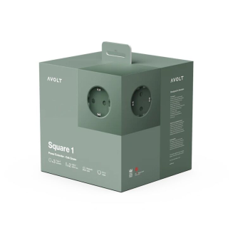 Listwa zasilająca Avolt Square 1 z podwójnym USB-C 30 W i podstawą magnetyczną 3 m zielona - 16