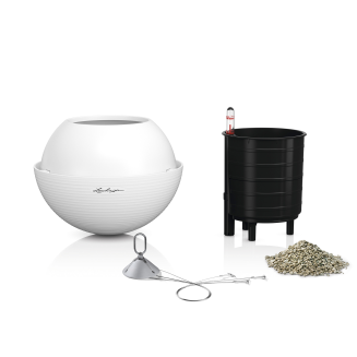  Lechuza Bola Color 23 gray suspended planter - 2