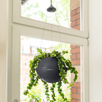  Lechuza Bola Color 23 gray suspended planter - 5