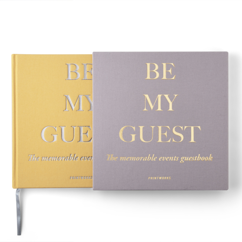 Księga Gości - Beige/Yellow | PRINTWORKS