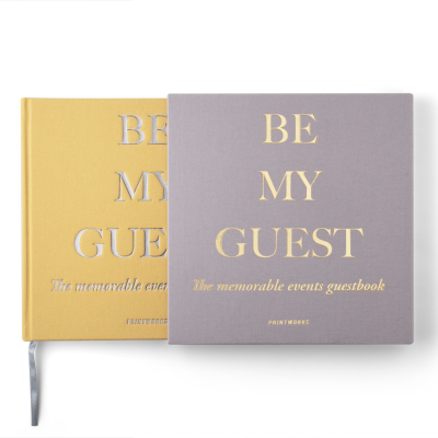 Księga Gości - Beige/Yellow | PRINTWORKS