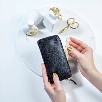  Zwilling Twinox Gold manicure set, black leather case, 5 pieces - 8