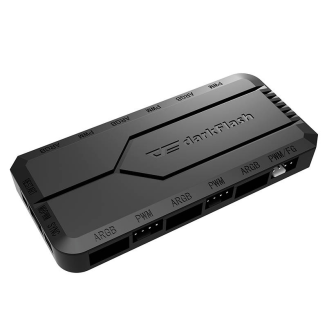 Kontroler wentylatorów DARKFLASH RC2 ARGB/PWM (czarny) - 2