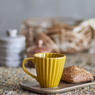  Bloomingville Latina Yellow mug 220 ml - 3