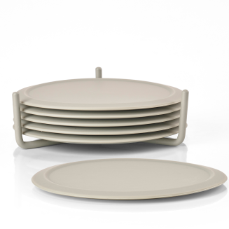 Podstawki pod szklanki Zone Denmark Singles Taupe - 5