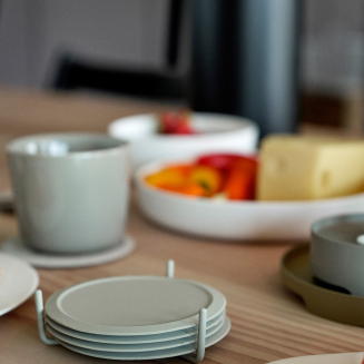 Zone Denmark Singles Taupe coasters - 2