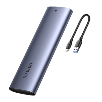 Obudowa dysku UGREEN CM400 M.2 B-key NGFF SATA (szara) - 2