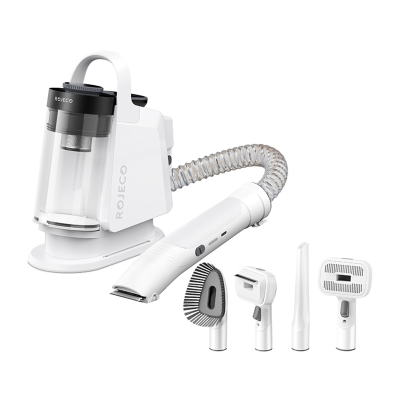 Zestaw do pielęgnacji sierści /  Odkurzacz 4w1 Rojeco (biały)