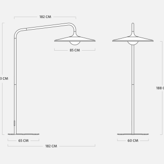 Lampa ogrodowa Fatboy Archigrande Anthracite - 7