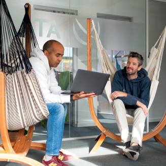  La Siesta Udine Organic Zebra hammock chair with stand - 10