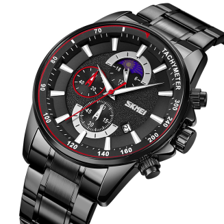Zegarek Męski Skmei 9250BKBK + BOX - 2