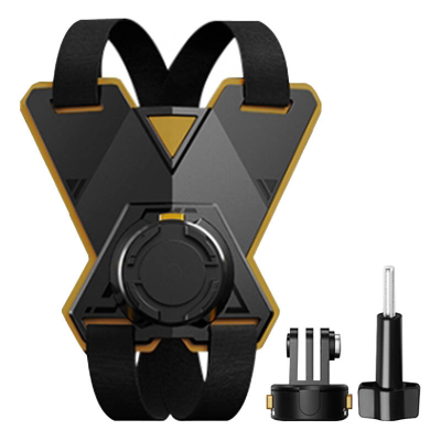 Uchwyt na kask motocyklowy PULUZ do kamer sportowych  (m.in. Insta360 Ace Pro 2, DJI Osmo Action 5 Pro)